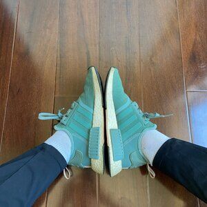 Adidas Green NMD R-1 Sneakers